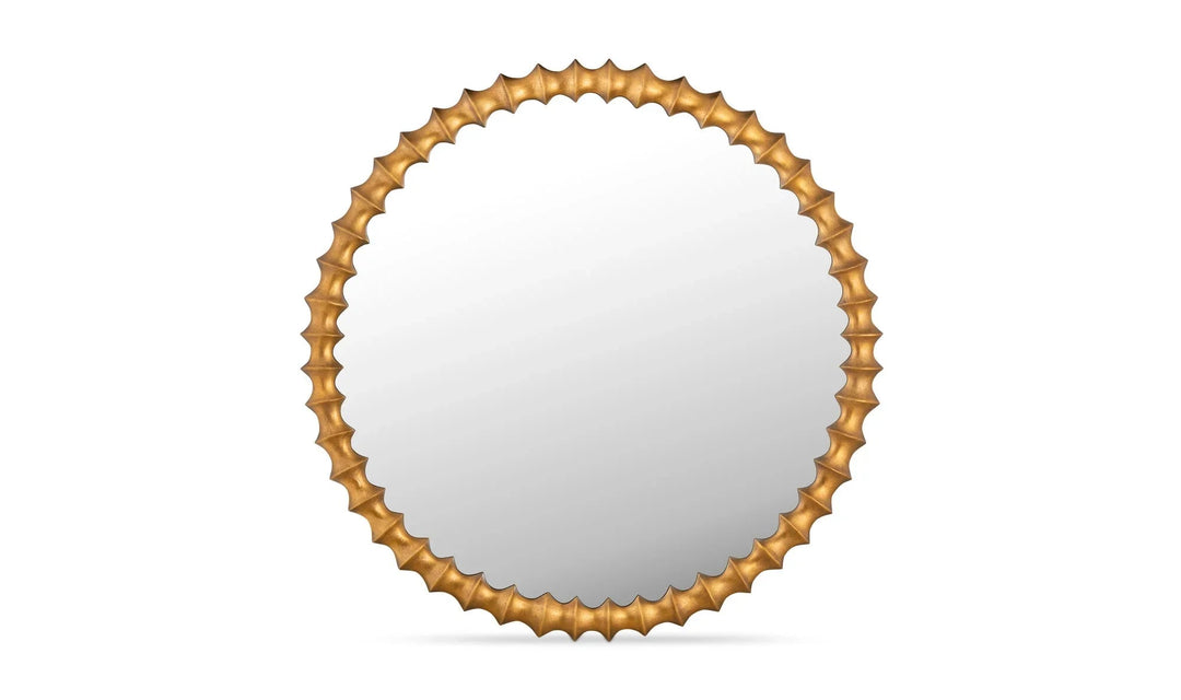 Whitby Mirror Aged Brass