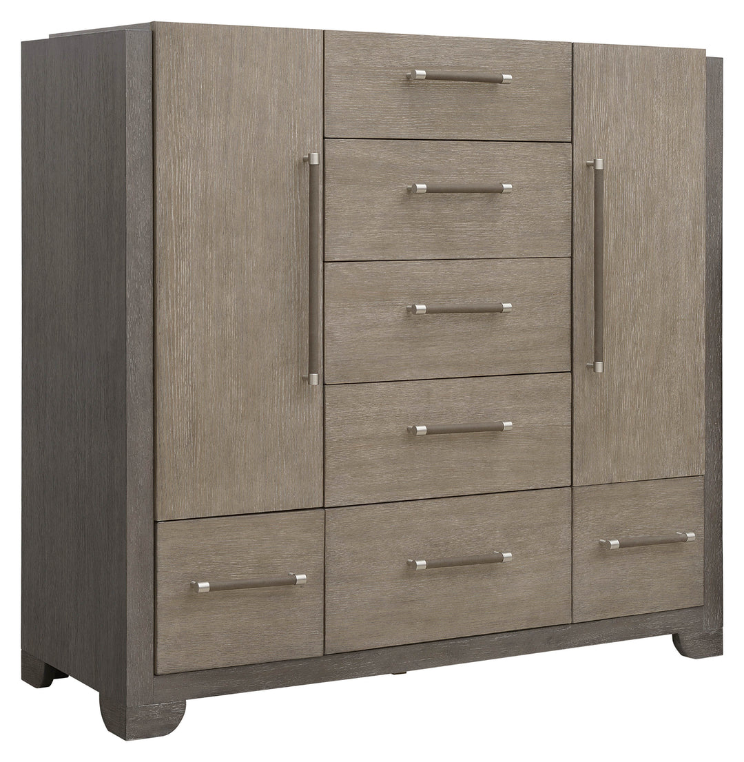 Anderson Park Moose Trail And Frontier Brown 5 Drawer Master Chest - P402125