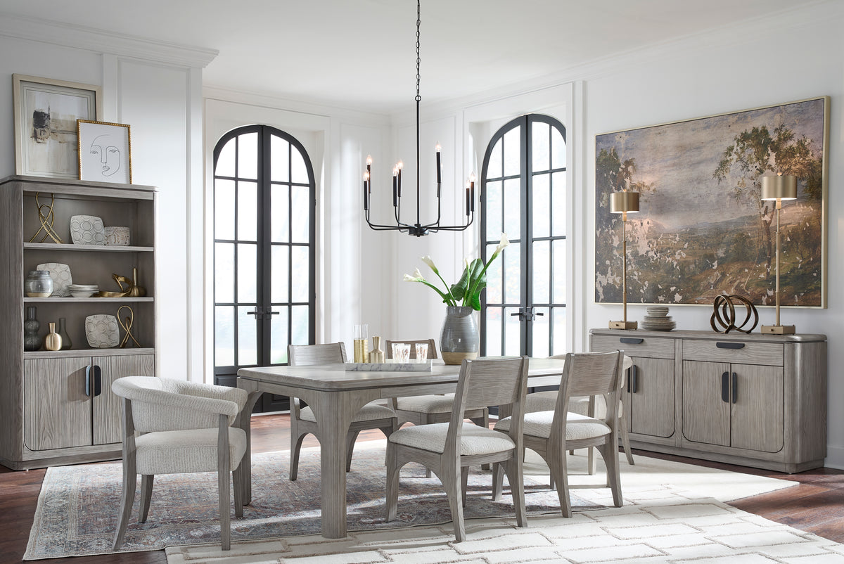 Braelyn Dorian Grey Extendable Rectangular Dining Table - D5874-20