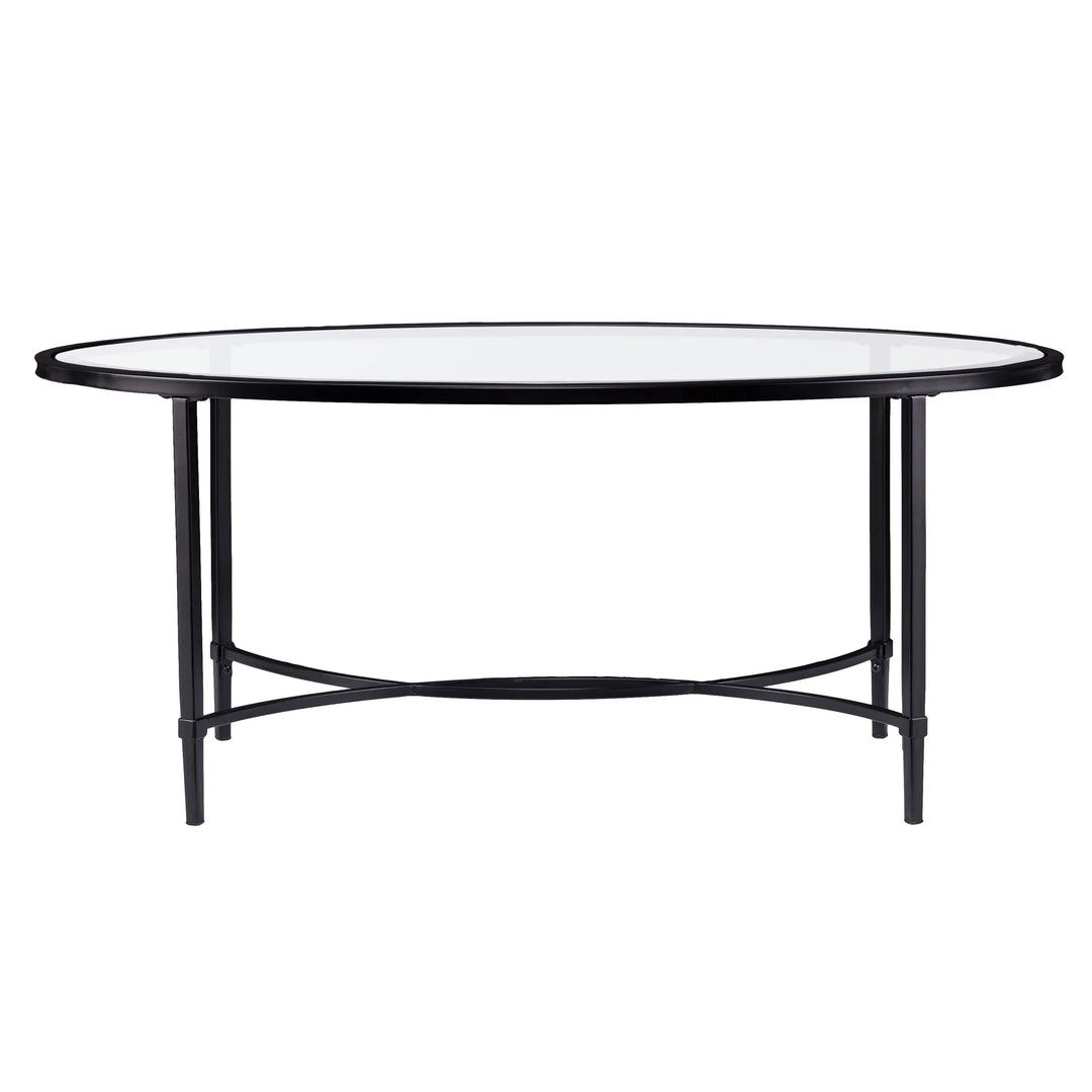 Quinton Oval Coffee Table - AmericanHomeFurniture