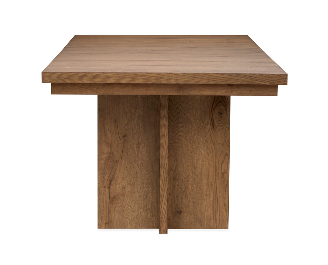 Marcel Harvest Brown Extendable Trestle Dining Table - D6378-21