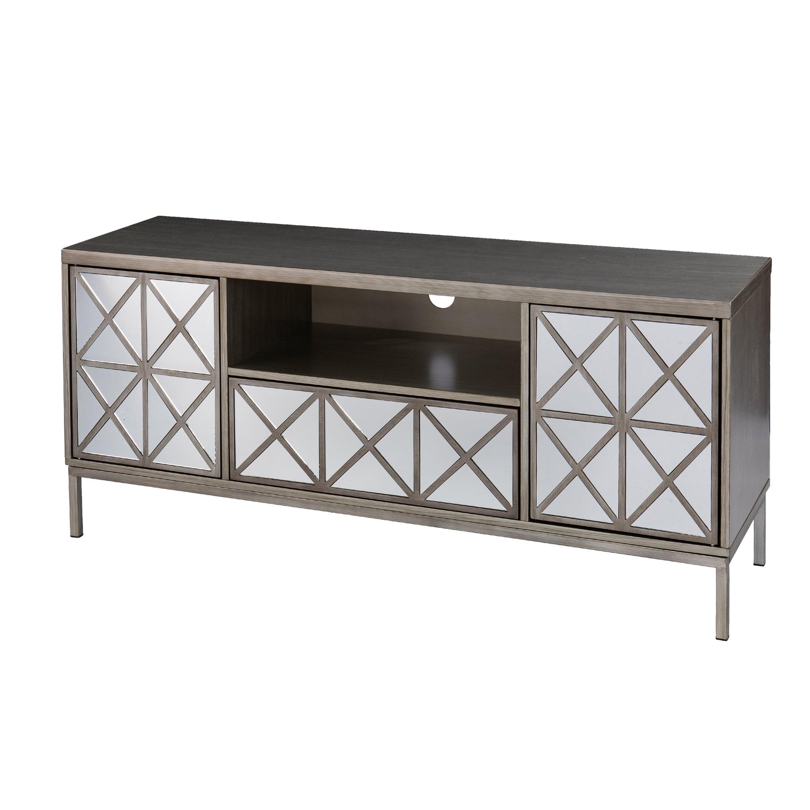 SEI Furniture Downley Storage TV/Media Stand MEDIA + TV STANDS