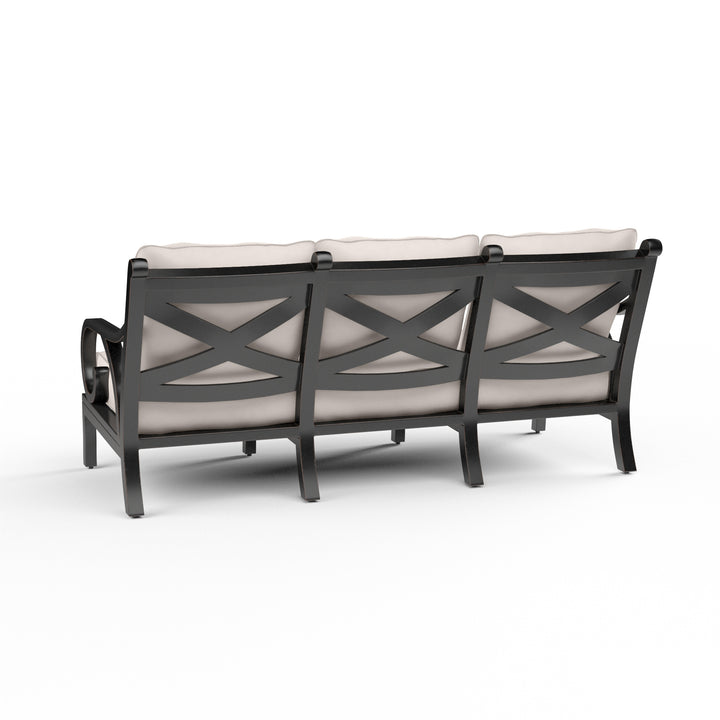 Monterey Sofa in Canvas Natural w/ Self Welt