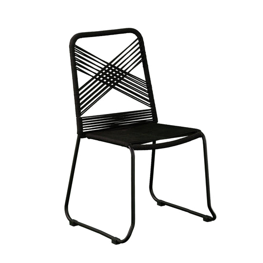 SEI Furniture Holly & Martin Padko Outdoor Rope Chairs – 2pc Set OUTDOOR DINING CHAIRS