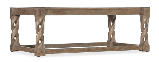 Medium wood finish/52''W x 30''L x 19''H