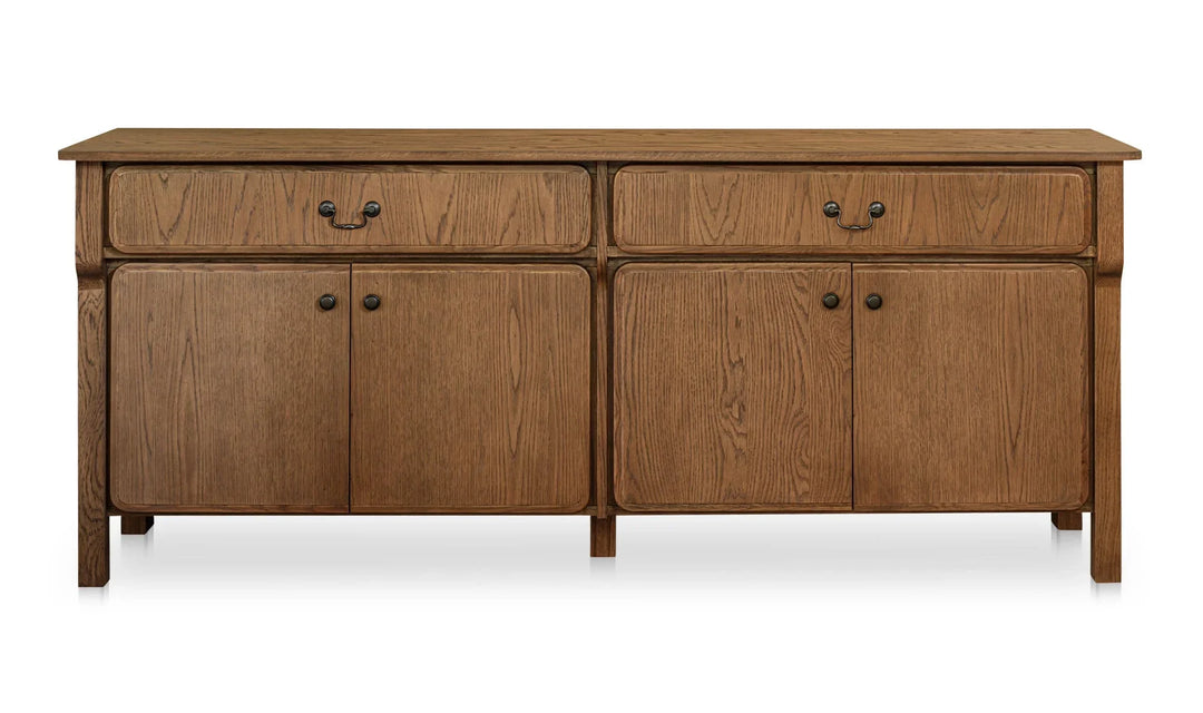 Caroline Sideboard Warm Brown - AmericanHomeFurniture