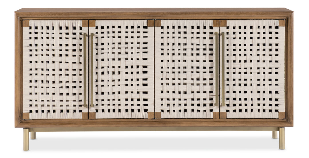 American Home Furniture Hooker Furniture Commerce and Market Savana Woven Front Credenza