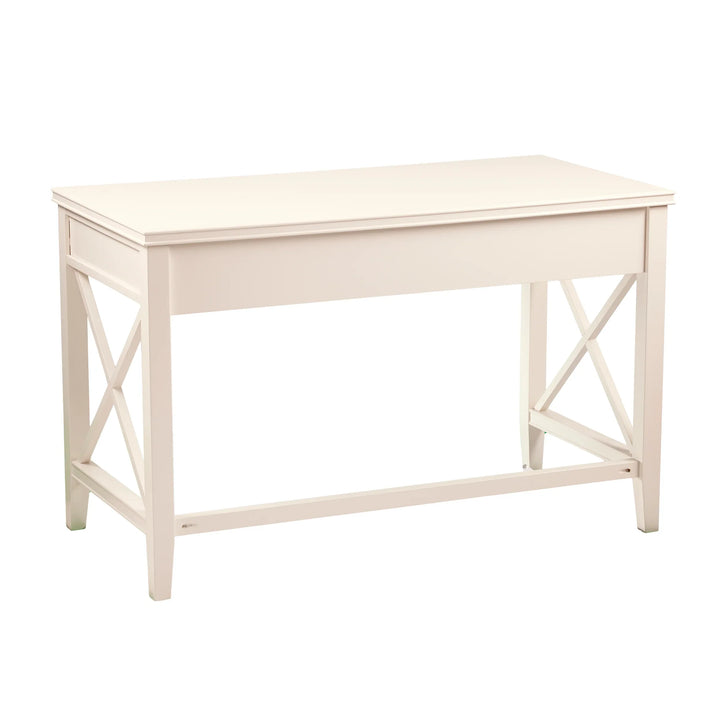 Larksmill Writing Desk - Modern Farmhouse Style - Off-White - AmericanHomeFurniture