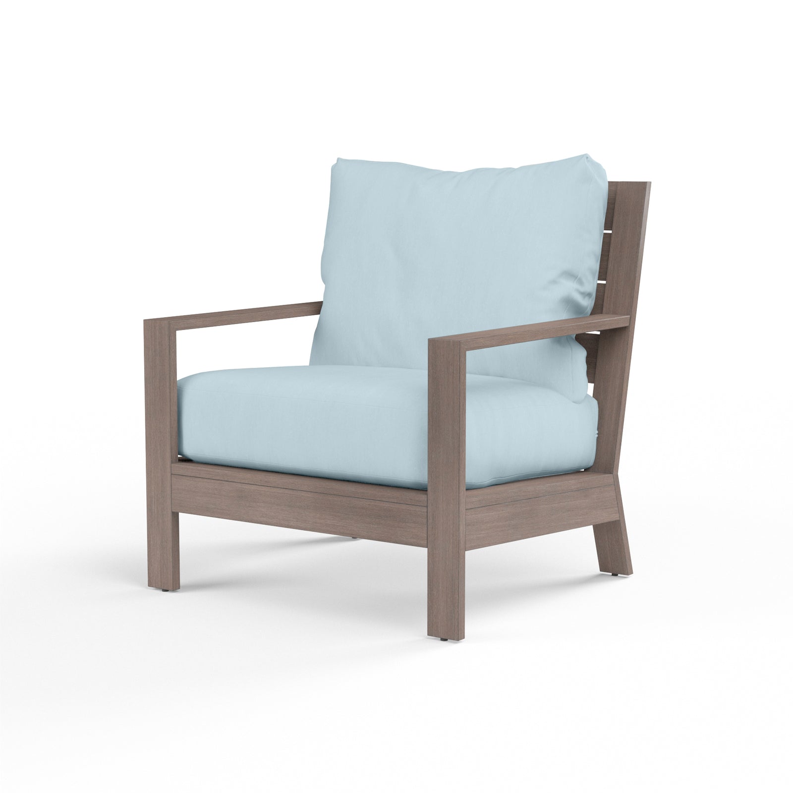 Laguna Club Chair in Canvas Skyline, No Welt