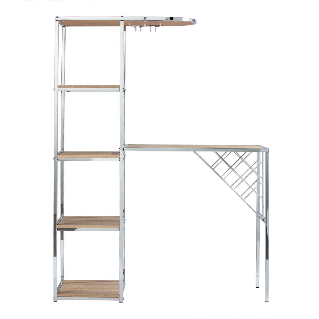 Northdom Serving Table w/ Bar Storage - AmericanHomeFurniture