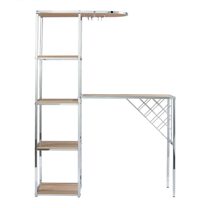 Northdom Serving Table w/ Bar Storage - AmericanHomeFurniture