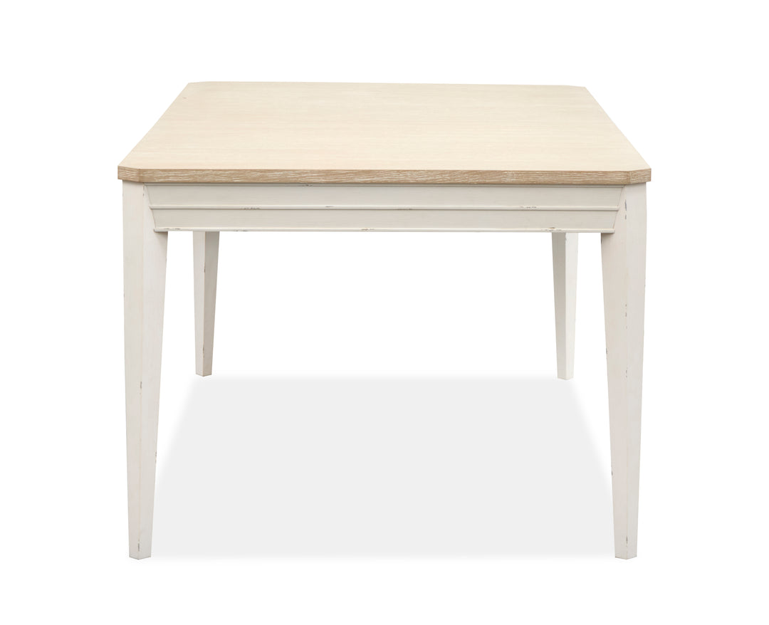 Echo Isles Sea Pearl And Driftwood Extendable Rectangular Dining Table - D6310-20
