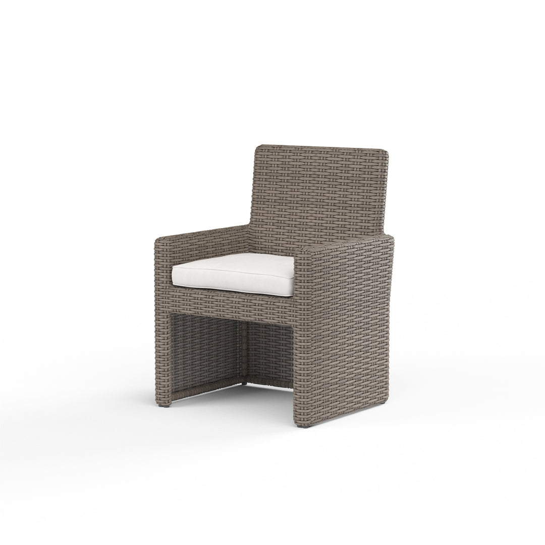 American Home Furniture | Sunset West - Coronado Dining Chair in Canvas Flax w/ Self Welt