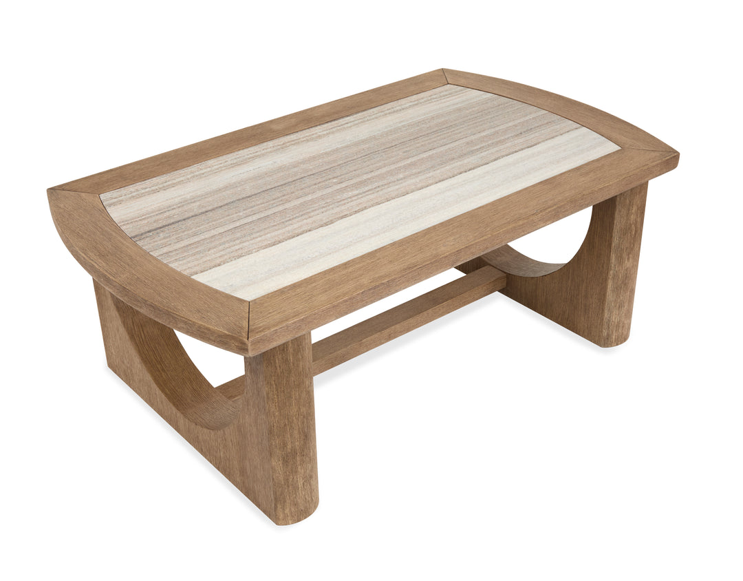 Bradford Riverbed Beige Rectangular Cocktail Table - T5950-43
