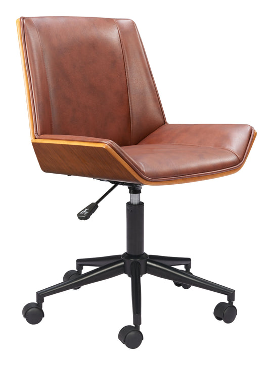 Zuo Maker Office Chair Brown OFFICE CHAIRS