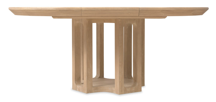 American Home Furniture Hooker Furniture Banyon Bay Round Dining Table with One 18-inch Leaf