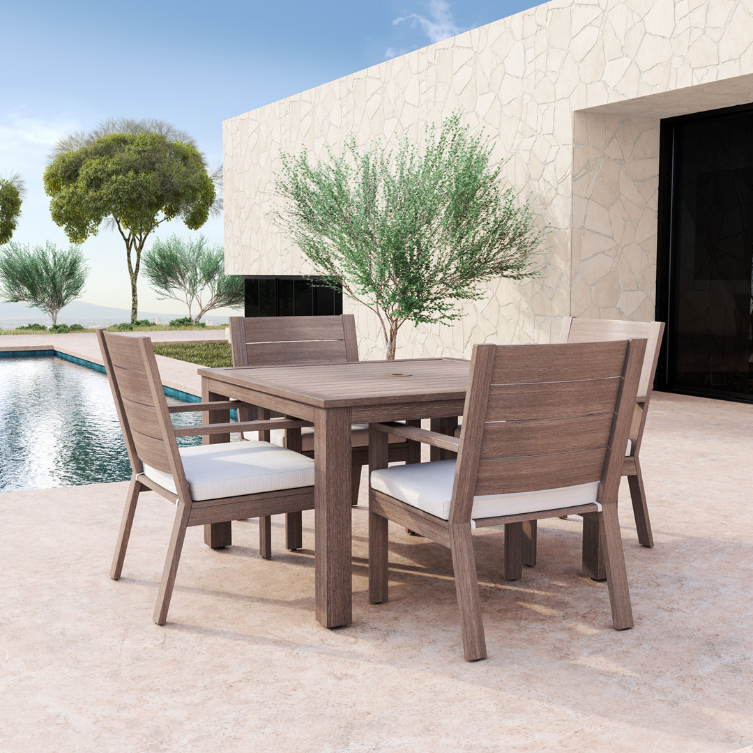 Laguna Dining Chair in Canvas Skyline, No Welt