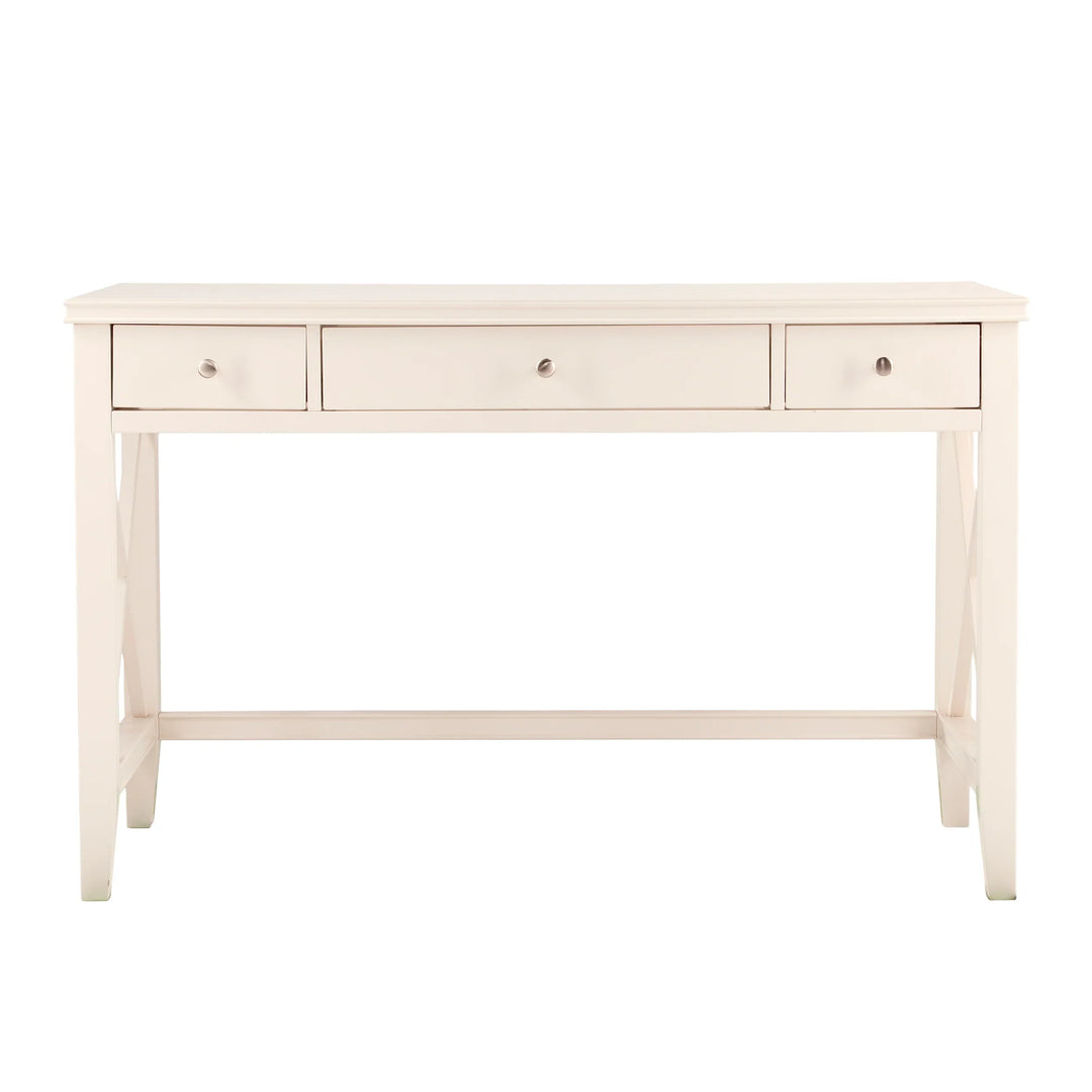 Larksmill Writing Desk - Modern Farmhouse Style - Off-White - AmericanHomeFurniture