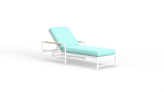 Sabbia Chaise in Dupione Celeste, No Welt