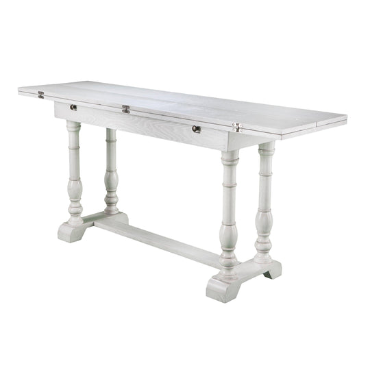 SEI Furniture Edenderry Farmhouse Folding Trestle Console to Dining Table DINING TABLES