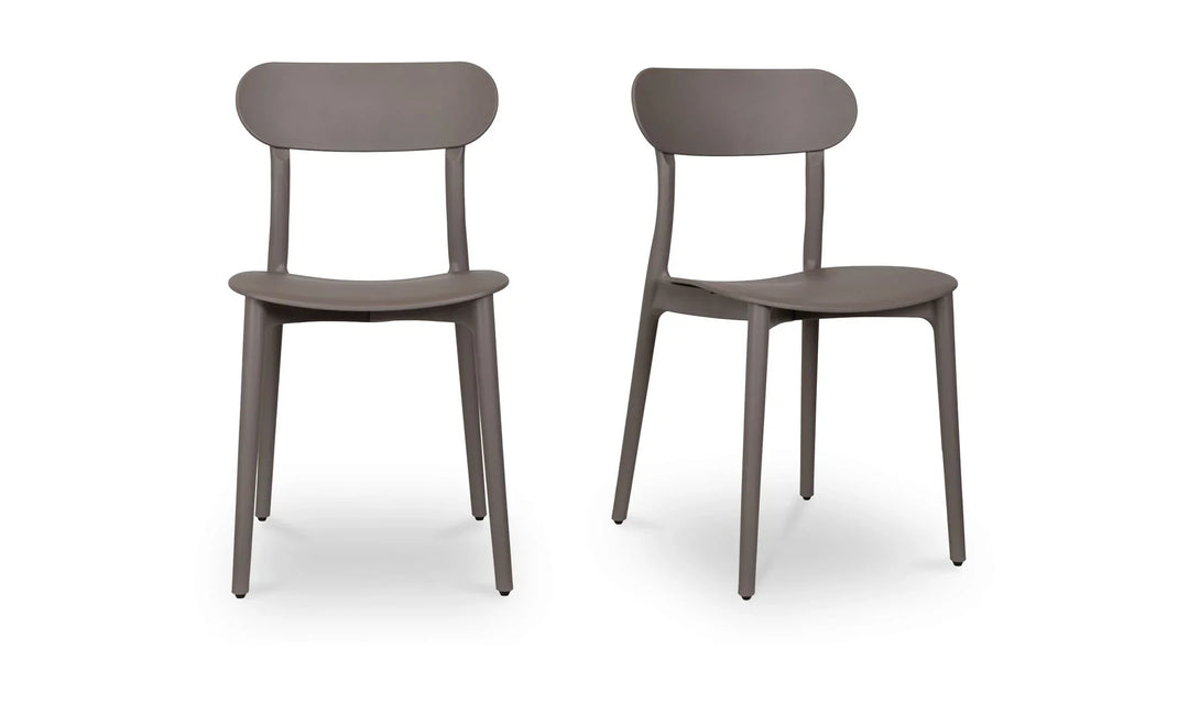 Kent Outdoor Dining Chair Taupe - Set Of Two - AmericanHomeFurniture