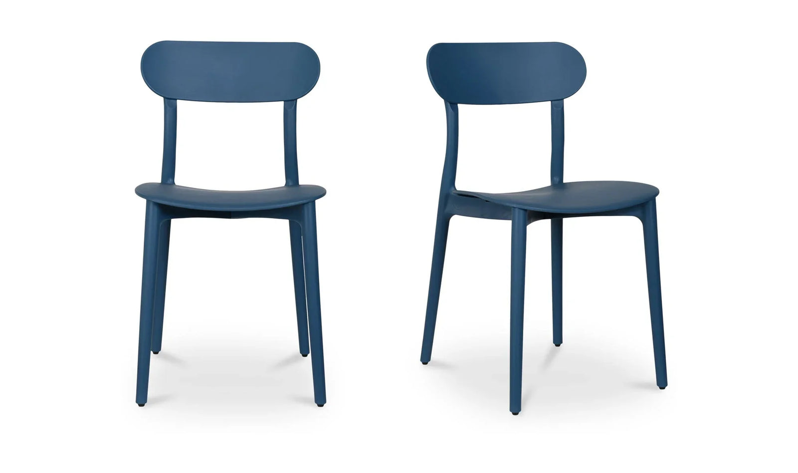 Moe's Home Collection - Kent Outdoor Dining Chair Navy - Set of 2 - QX-1017-46 | American Home Furniture