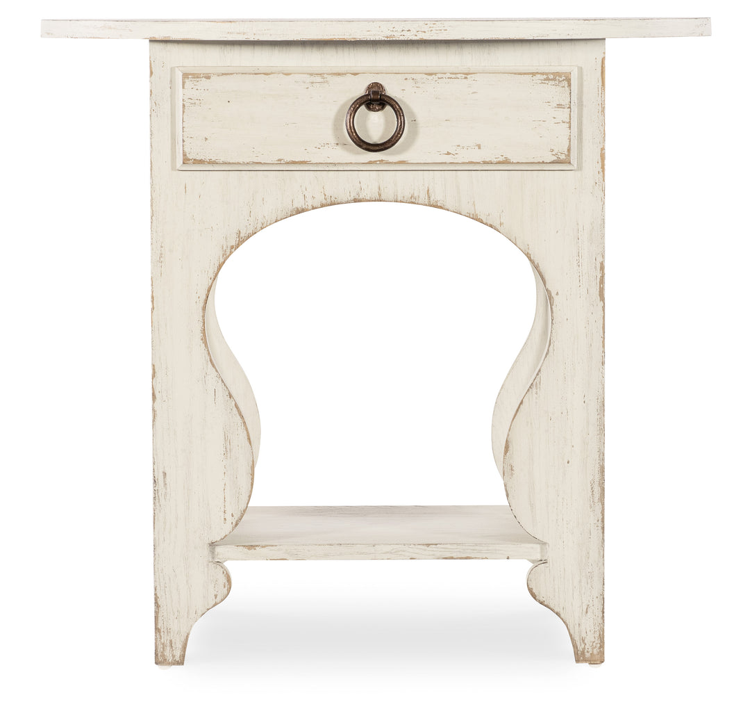 American Home Furniture | Hooker Furniture - Americana One-Drawer Oval Nightstand - Daisy