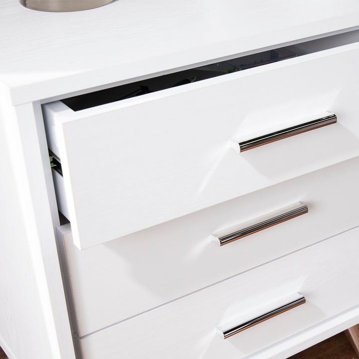 American Home Furniture | SEI Furniture - Oren Nightstand with Drawers - White