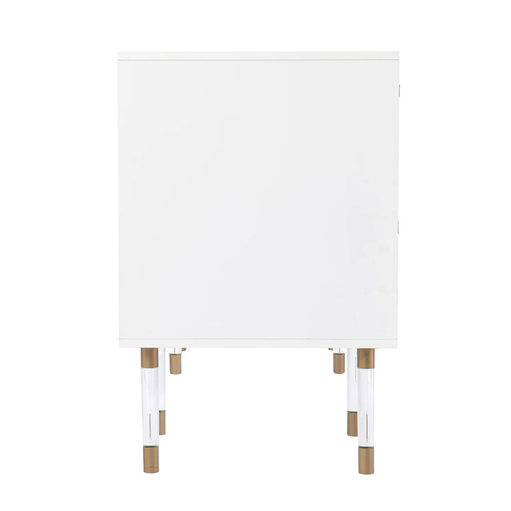 Holly & Martin Helston White Writing Desk - AmericanHomeFurniture