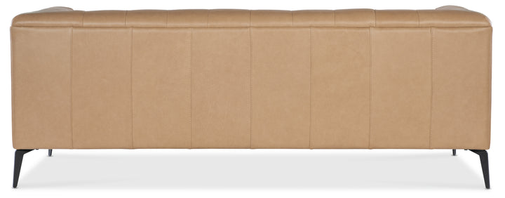 35.25"D x 84.25"W x 30.75"H/Brown