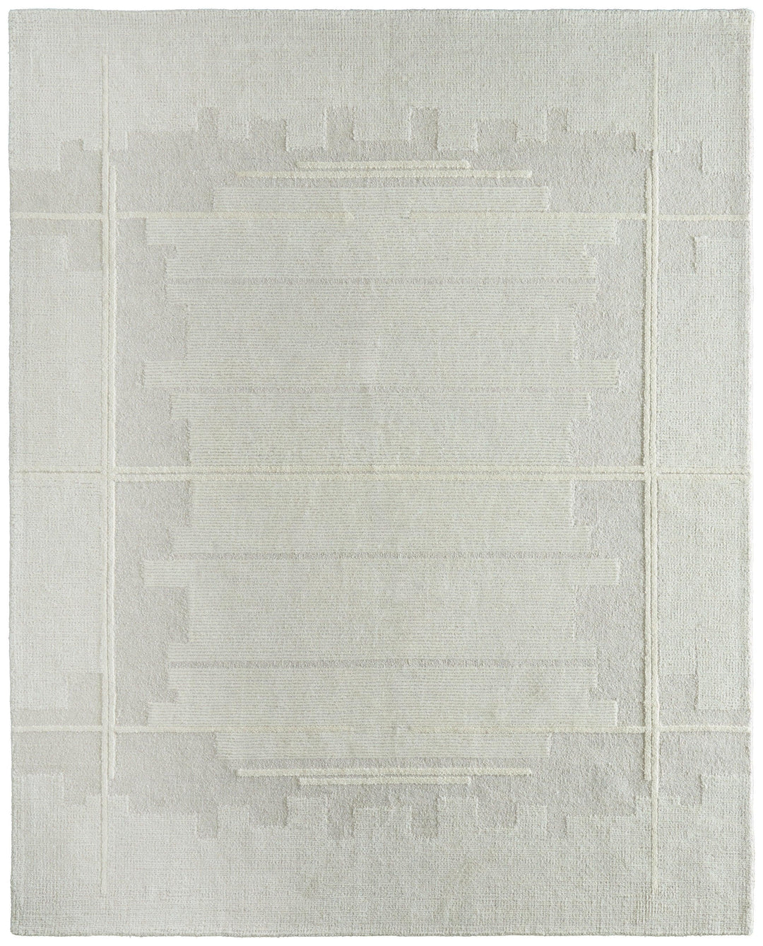 Rectangle/5' x 8'/Gray/Ivory