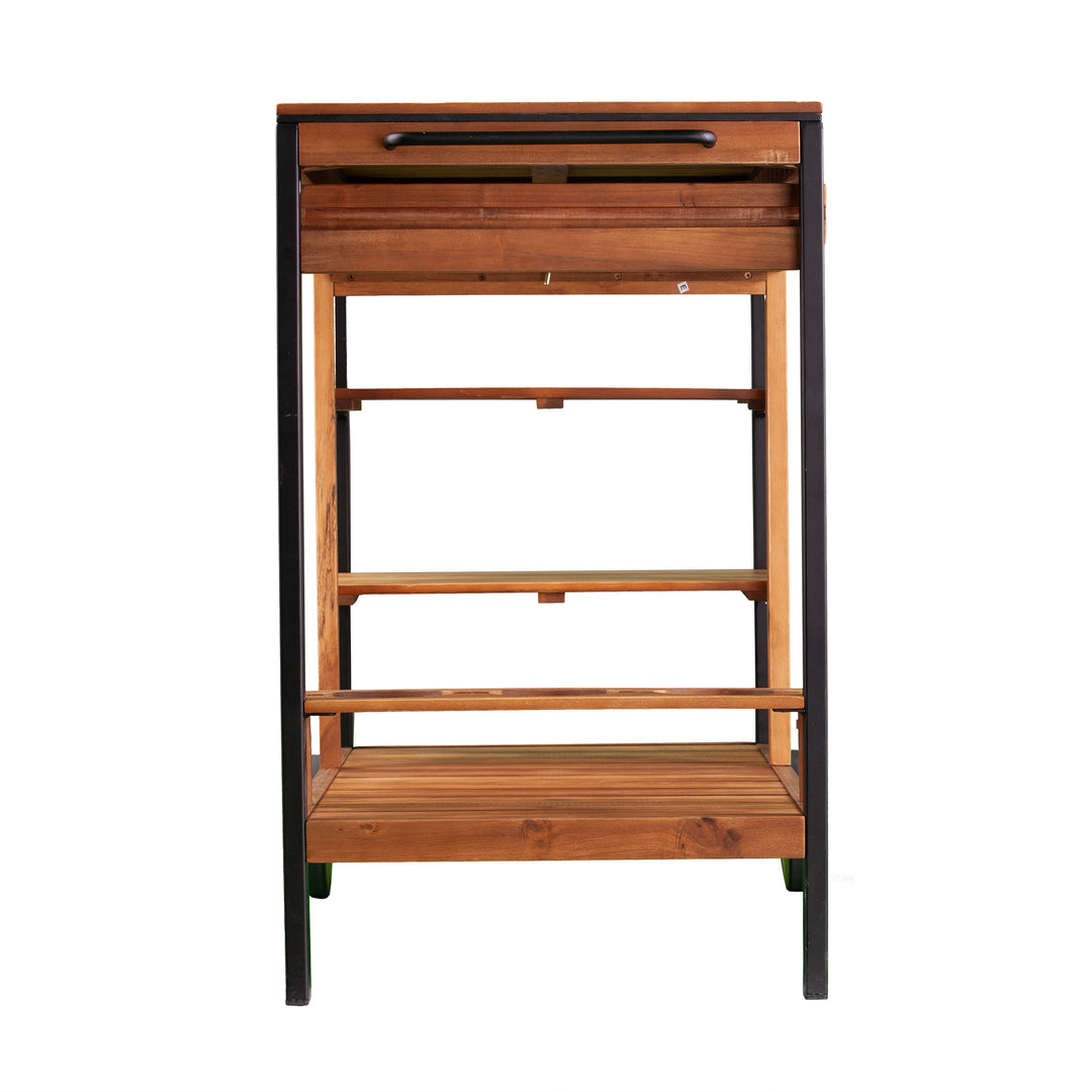 American Home Furniture | SEI Furniture - Murcott Outdoor Bar Cart