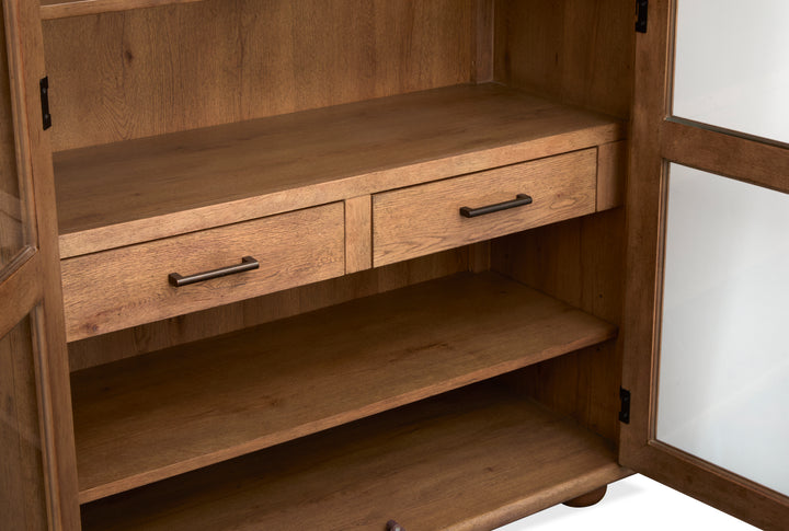 Woodward Dark Clove Display Cabinet - D6521-08