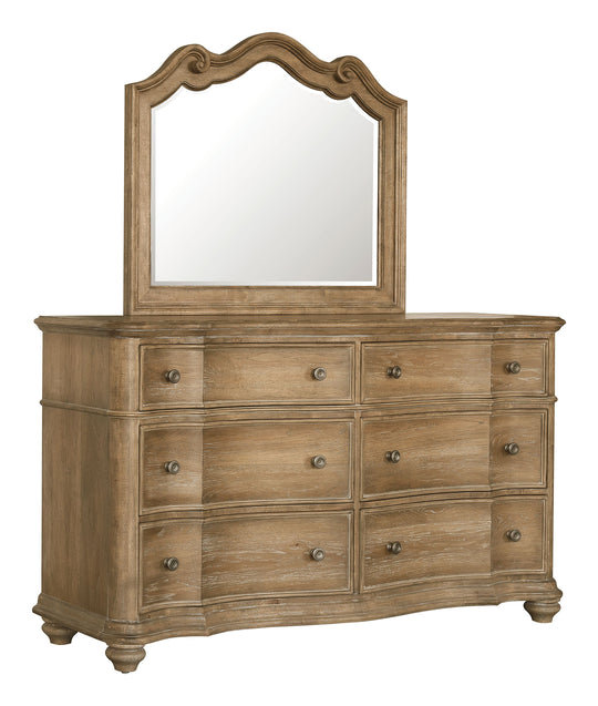 Weston Hills Flax Seed Dresser With Mirror - P293-BR-K7