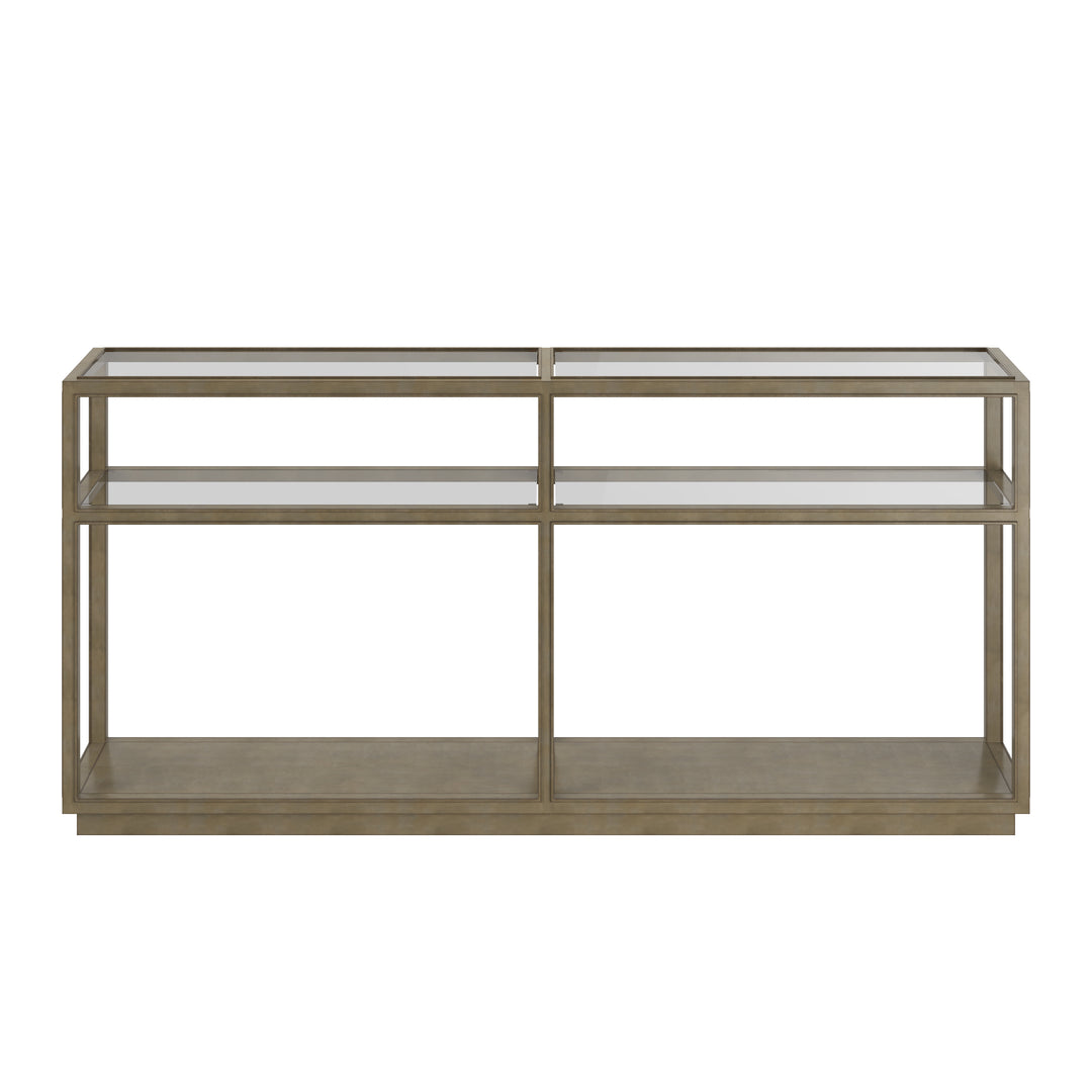 Glaze Console Table-Quartz