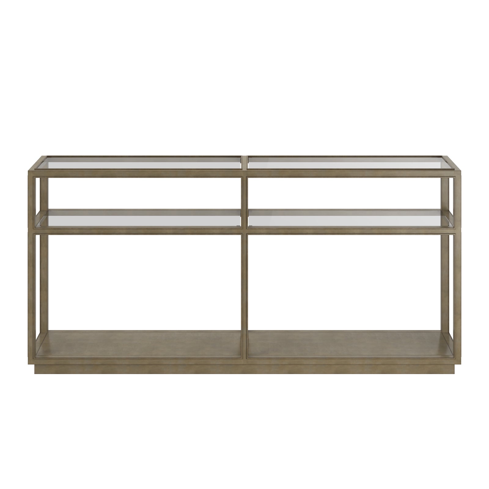 Glaze Console Table-Quartz