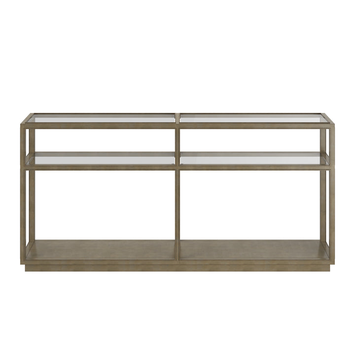 Glaze Console Table-Quartz