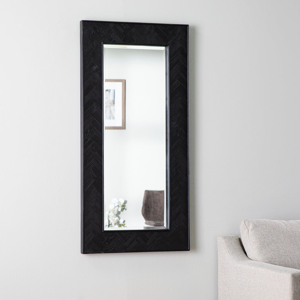American Home Furniture | SEI Furniture - Dessingham Reclaimed Wood Mirror
