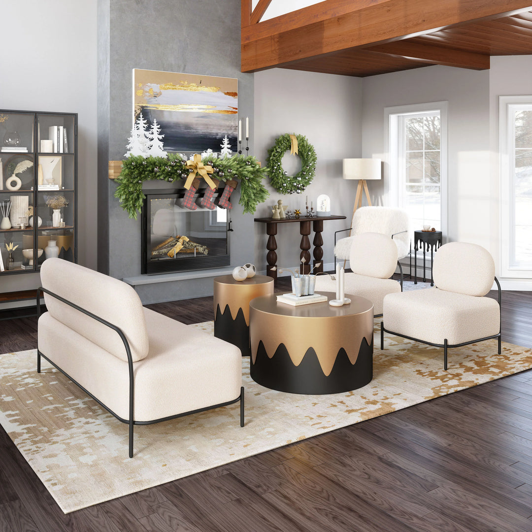 Arendal Accent Chair Vanilla - AmericanHomeFurniture