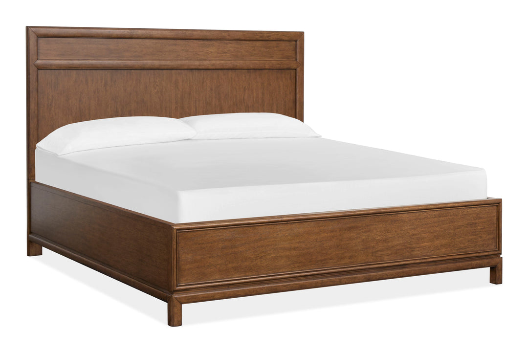 Ridgefield Russet Queen Panel Bed - B6436-54