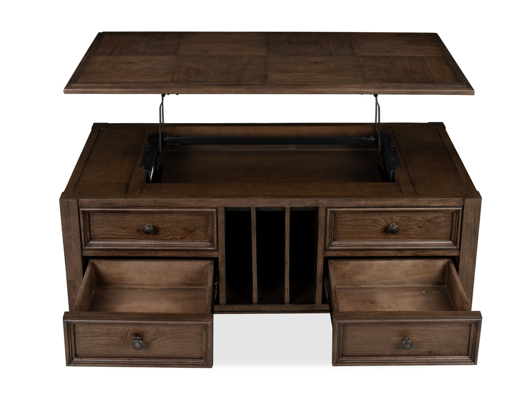 Cormac Brown Lift Top Storage Cocktail Table - T6589-50