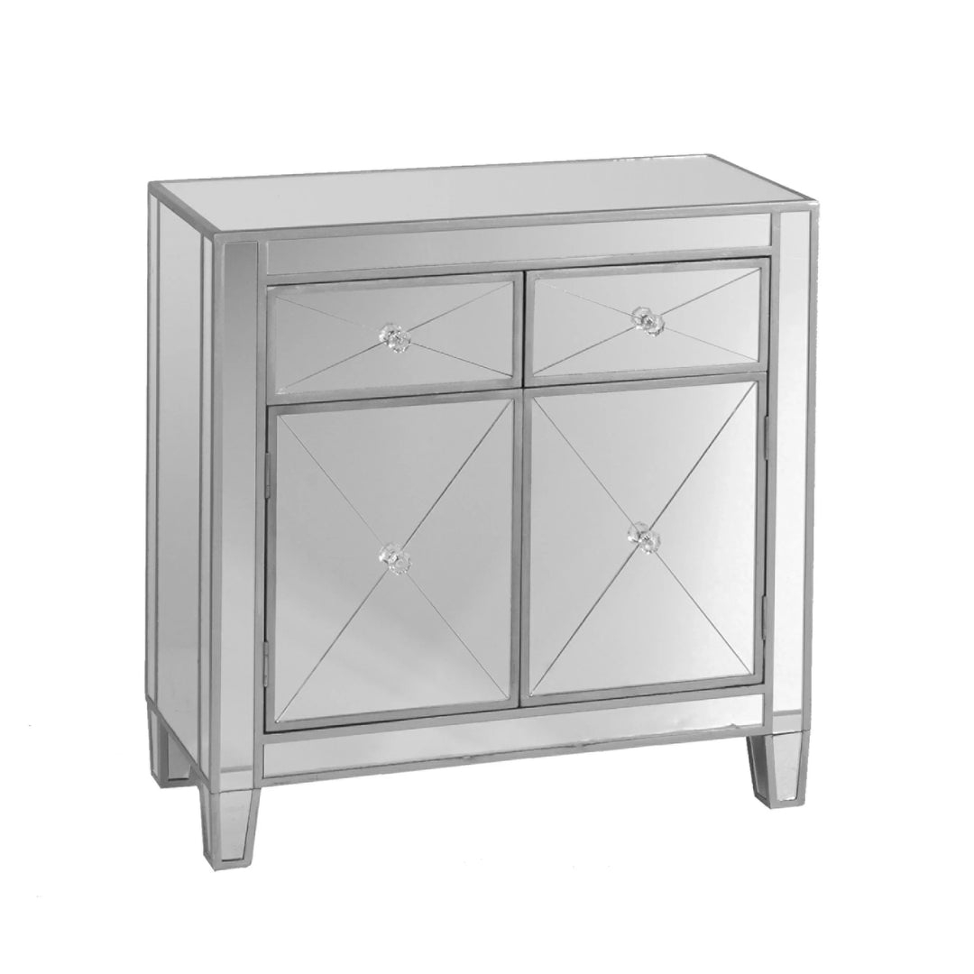 Mirage Mirrored Accent Cabinet - AmericanHomeFurniture