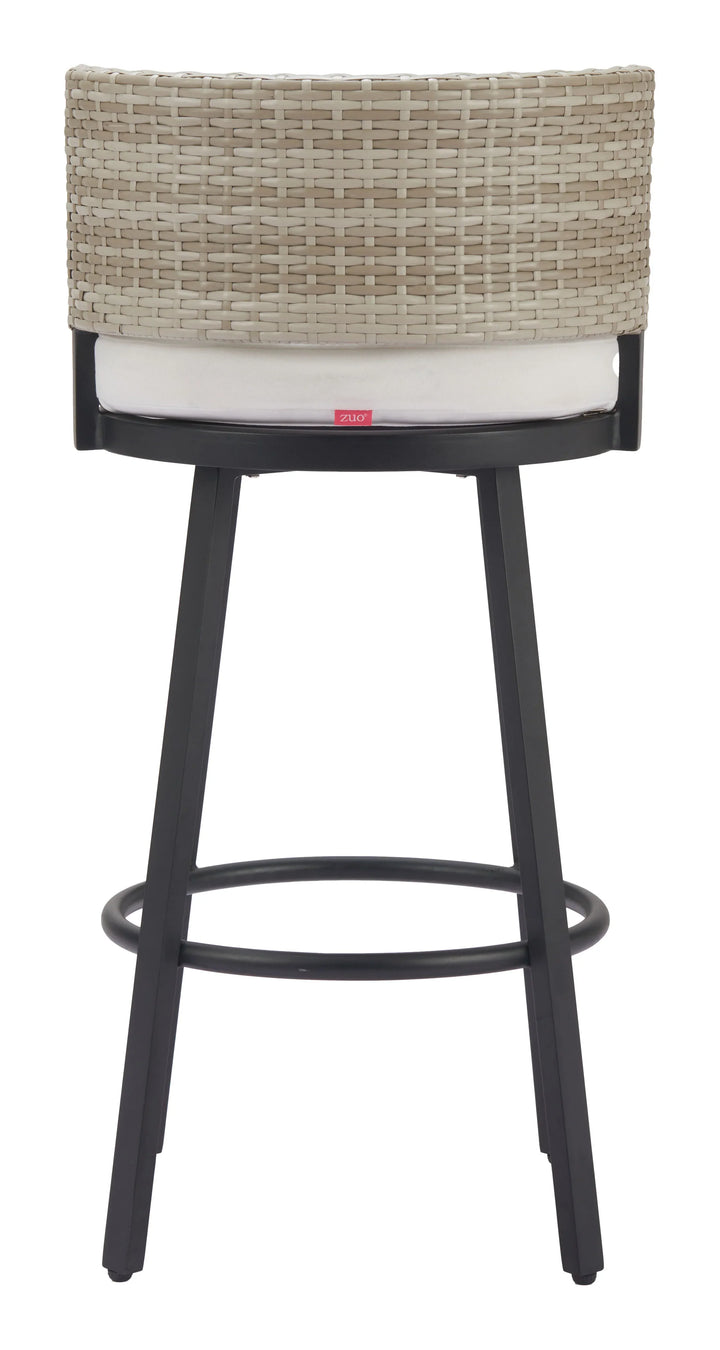 Midnight Wave Barstool White - AmericanHomeFurniture