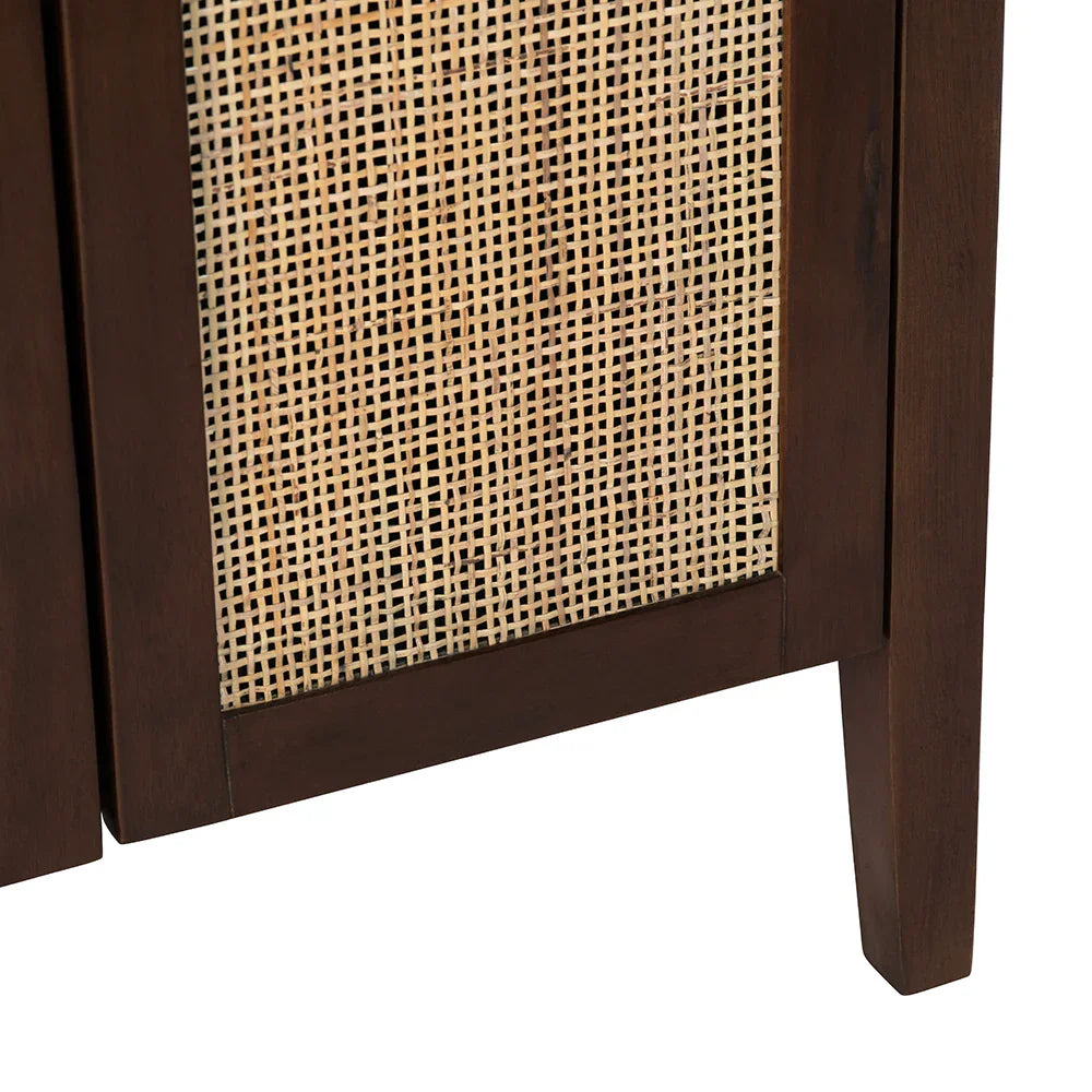 Crestview Collection Acadian Six-Door Cabinet SIDEBOARDS + CREDENZAS