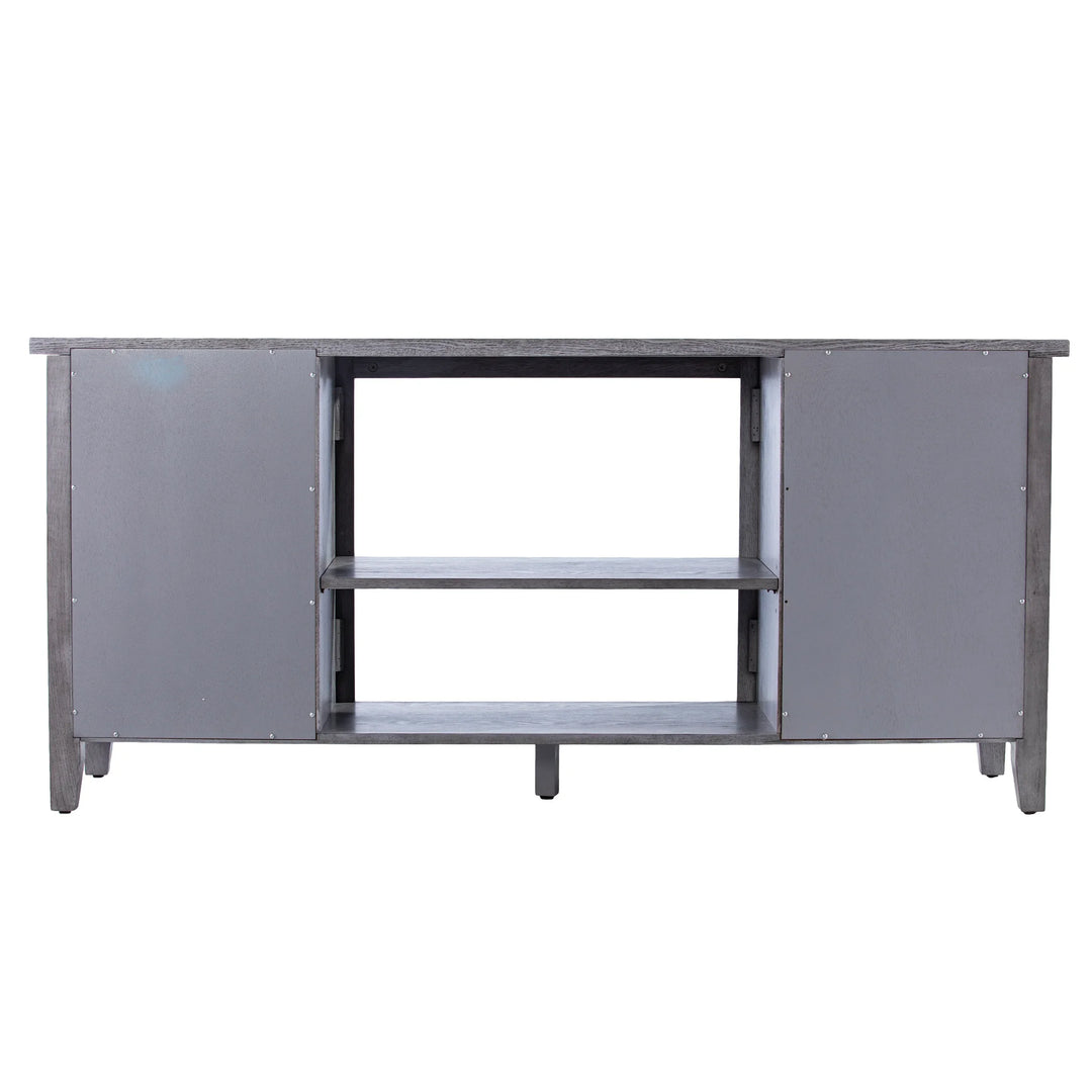 Edderton Media Console w/ Storage - AmericanHomeFurniture