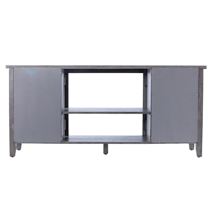 Edderton Media Console w/ Storage - AmericanHomeFurniture