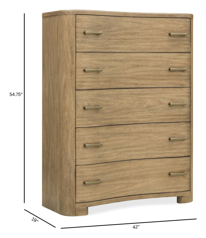 Leeza Brown Drawer Chest - BP432-124