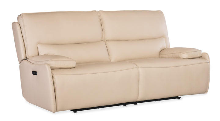 American Home Furniture | Hooker Furniture - Kramer Zero Gravity Power Sofa w/ Power Headrest - Beige