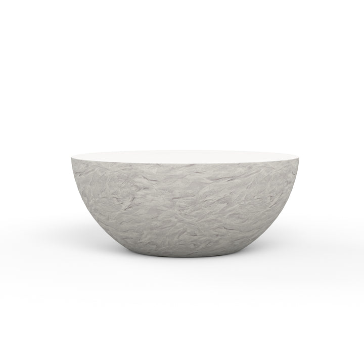 Antique Stone Bowl Coffee Table