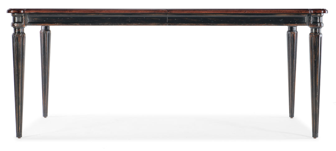 American Home Furniture Hooker Furniture Charleston Rectangle Leg Dining Table w-2-22in Leaves